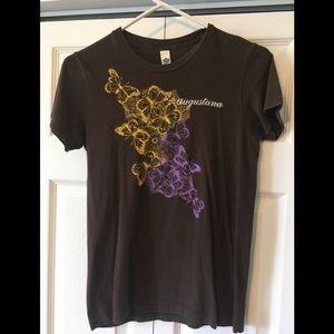Augustana butterfly brown teeshirt